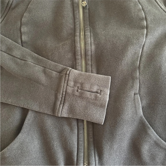 Lululemon Scuba Hoodie Womens Size 10 Black Full Zip Sweatshirt - Picture 9 of 9